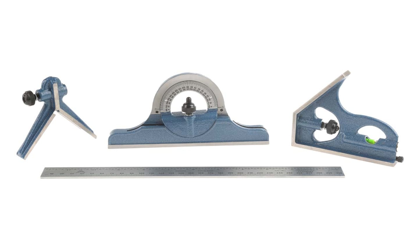 RS PRO 12in Combination Square Set, Steel