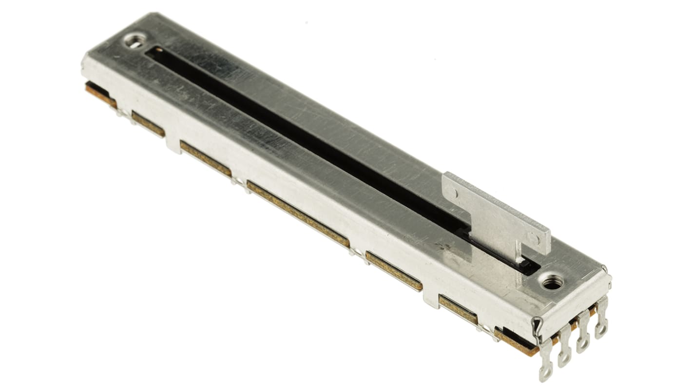 Alps Alpine 滑动电位器, 10kΩ, 0.2W, ±20%容差, 焊片安装, RS60N系列