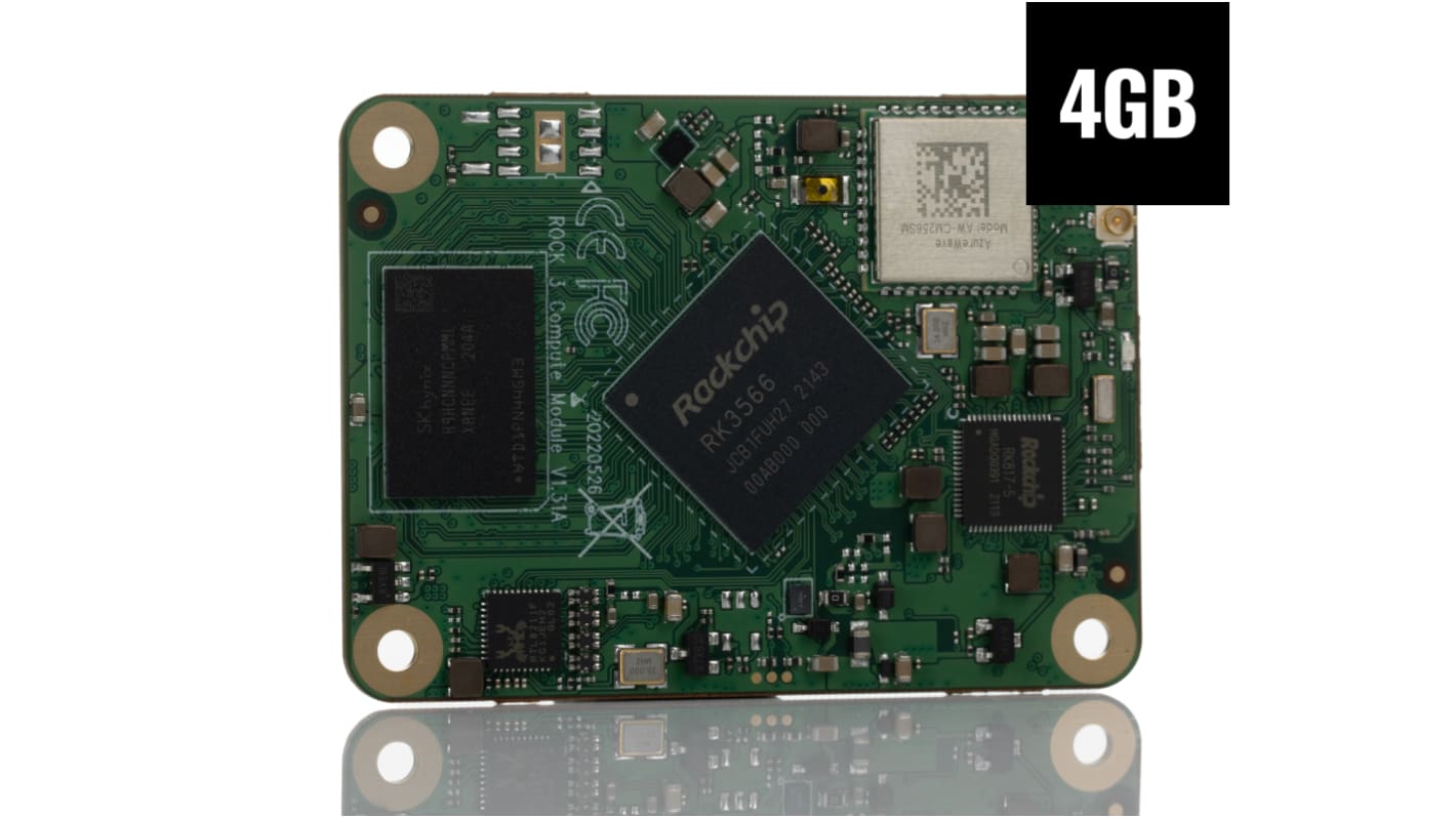 Okdo Bulk ROCK 3 Compute Module (CM3) 4GB/32GB WIFI/BT- æske med 500