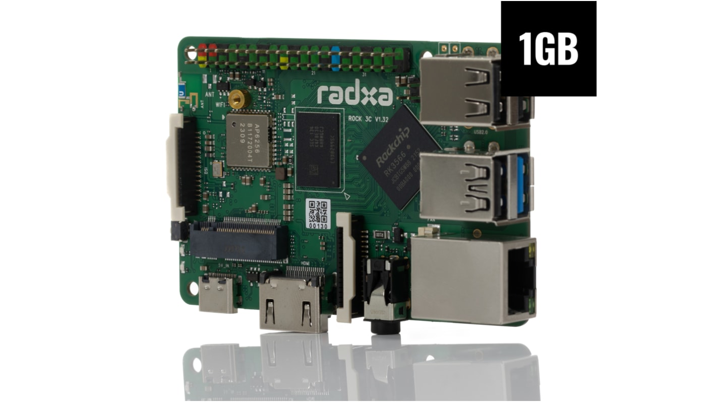 Okdo Bulk ROCK 3 Model C 1GB Single Board Computer - Box of 100