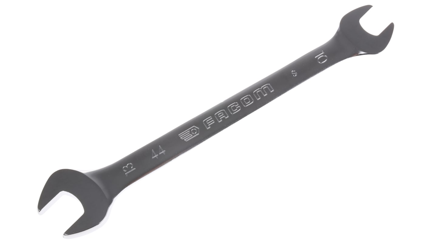 Facom Double Ended Open Spanner, 10mm, Metric, Double Ended, 162 mm Overall