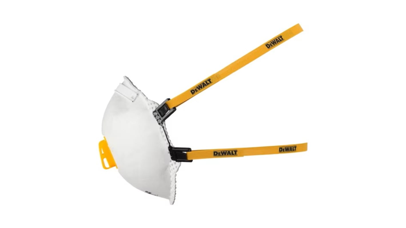DeWALT DXIRFFP3 Series Disposable Respirator, FFP3, Valved, Moulded