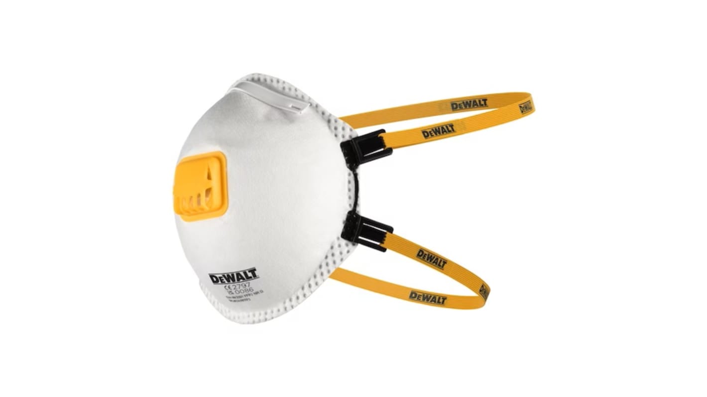 Mascherine usa e getta FFP3 con valvola DeWALT serie DXIRFFP3