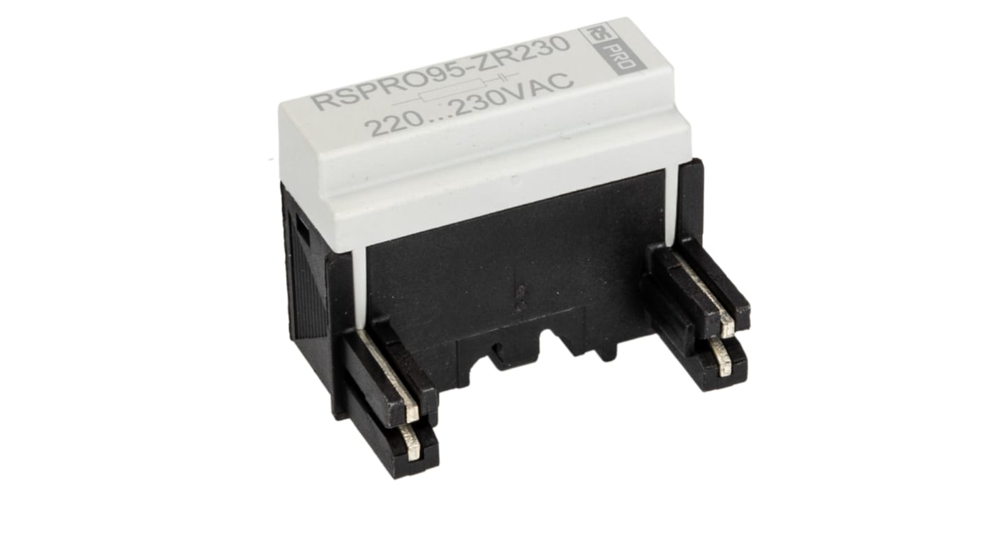 RS PRO RSPRO95-ZR Surge Suppressor for use with AC Contactors, 220 → 230 V ac