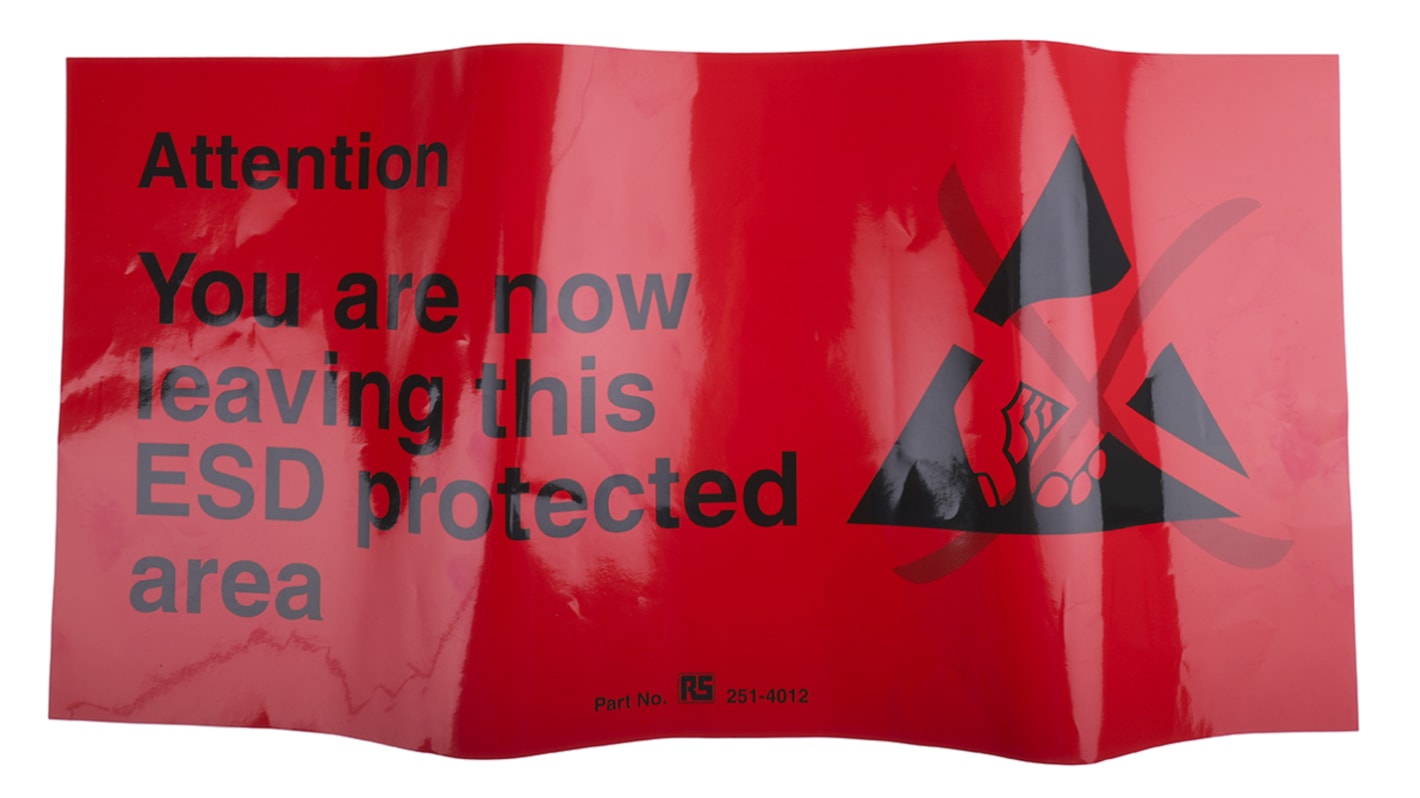 Safety Poster, Vinyl, English, 300 mm, 600mm