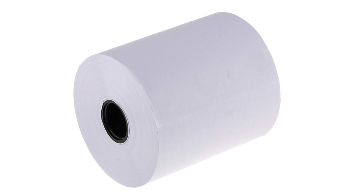 RS PRO White Printer Paper Roll