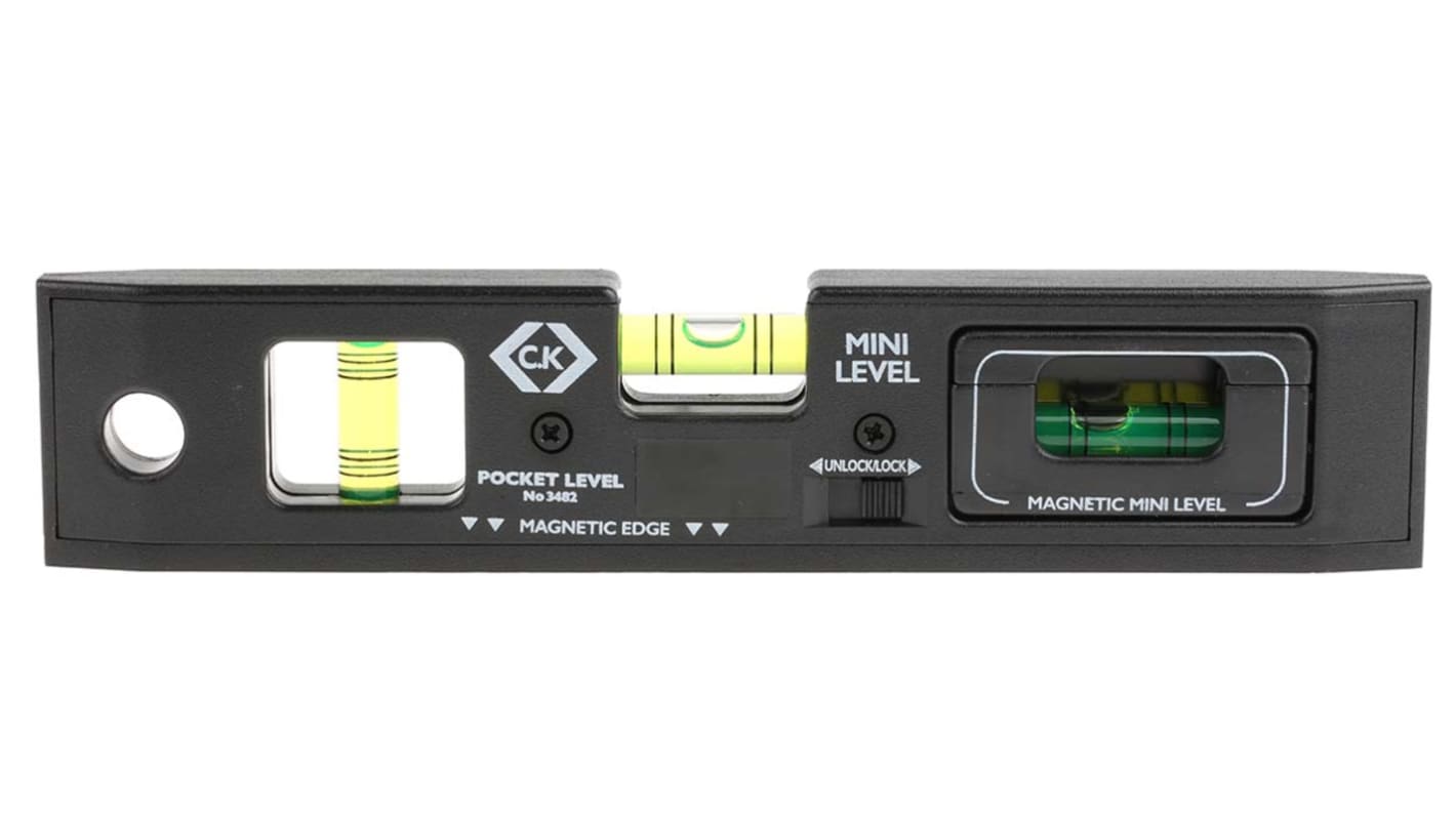 Livella a bolla CK, Lunghezza 210mm, magnetica