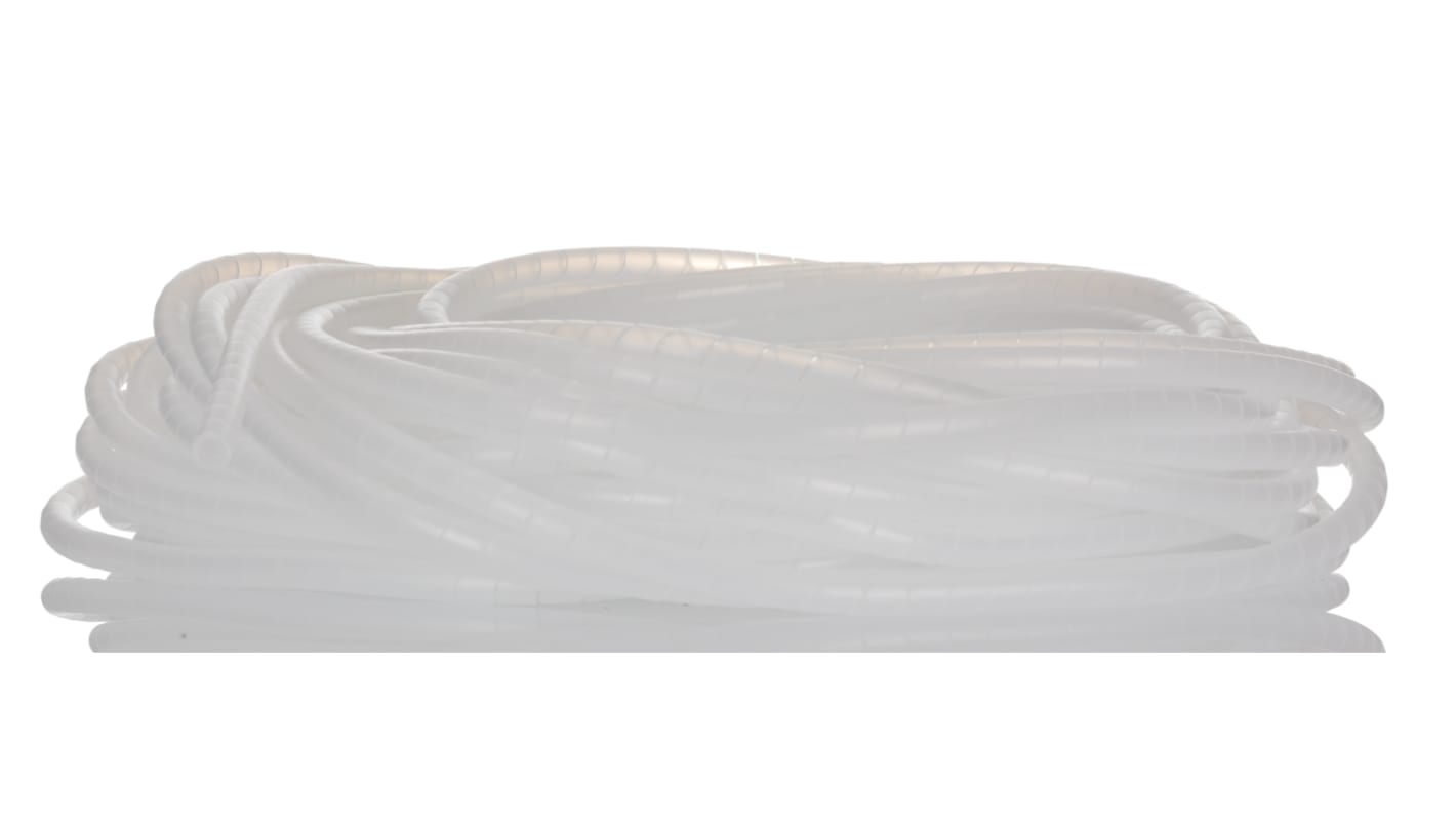 HellermannTyton SBPE Spiral-Kabelschutzschlauch PE , für Kabel-Ø 7.5mm bis 40mm, Länge 30m Halogenfrei