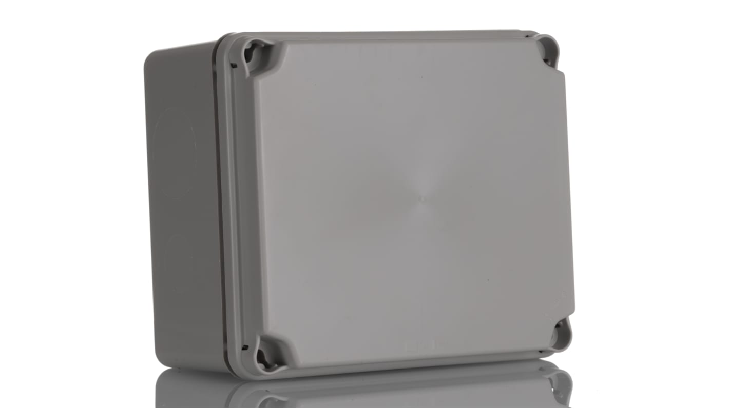 HellermannTyton EL Series Grey Polystyrene Junction Box, IP67, 155 x 179 x 100mm