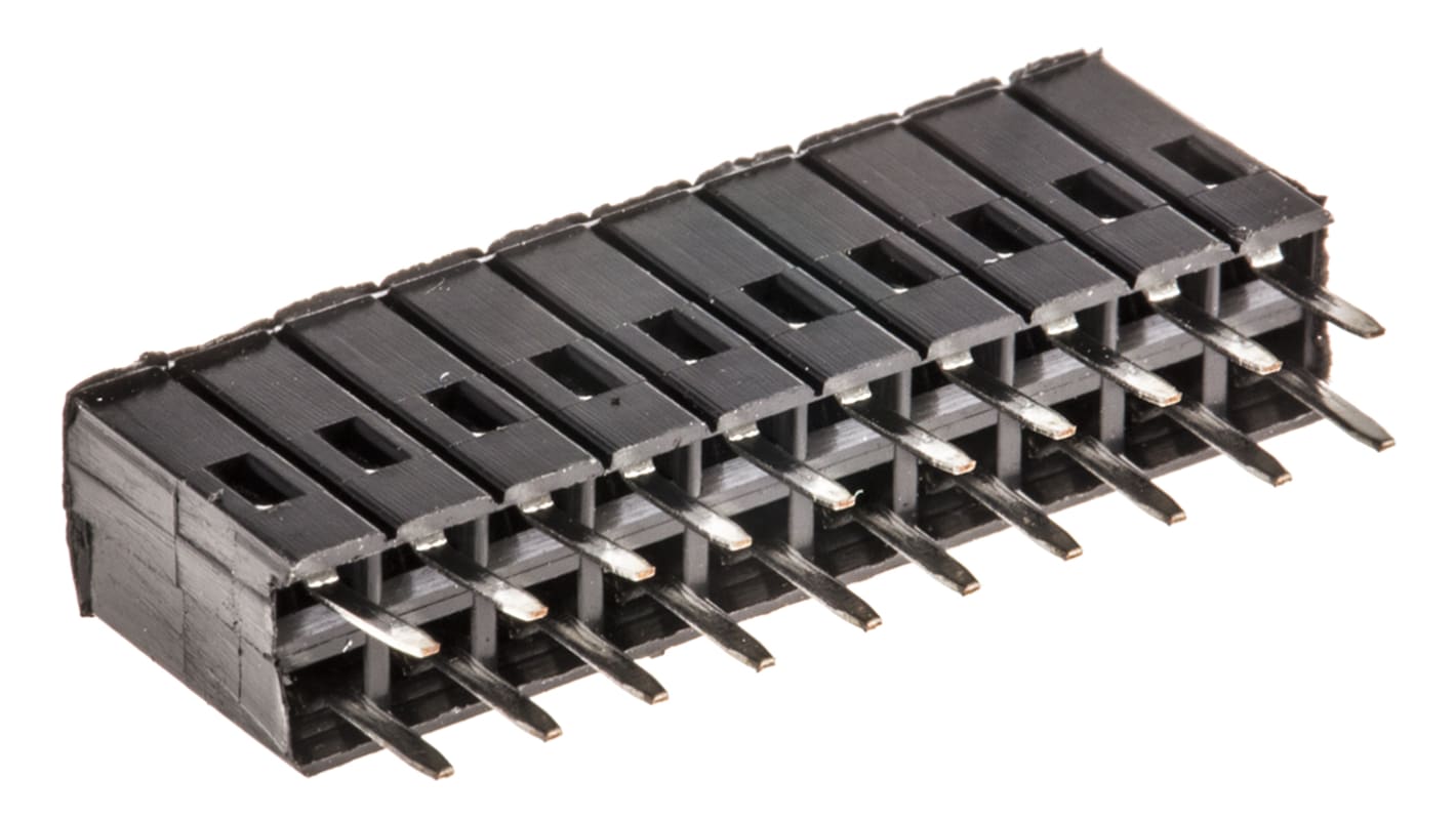 Gniazdo PCB 20 -pinowe 2 -rzędowe raster: 2.54mm Listwa gniazdowa Proste Przewlekany