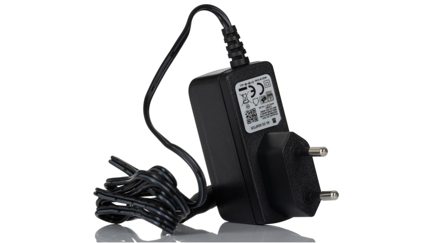 RS PRO 7.5W Plug-In AC/DC Adapter 5V dc Output, 1.5A Output