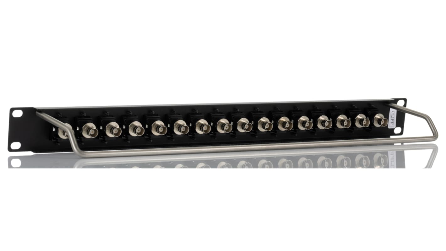 PANEL DE CONEXIÓN BNC 16-Port, 1U Rack Height
