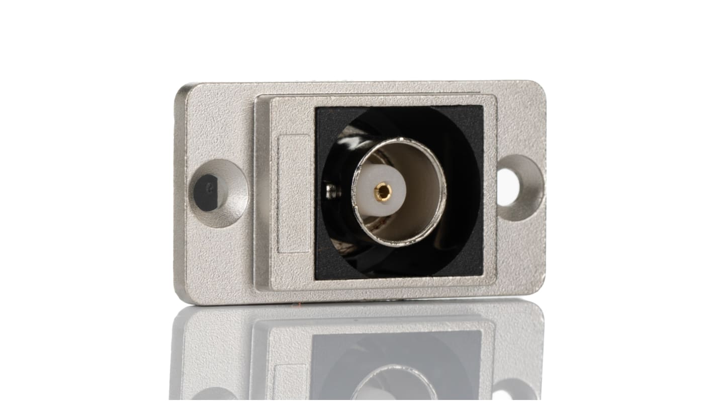 RS PRO, Jack Panel Mount BNC Connector, 50Ω, Cable Termination, Straight Body