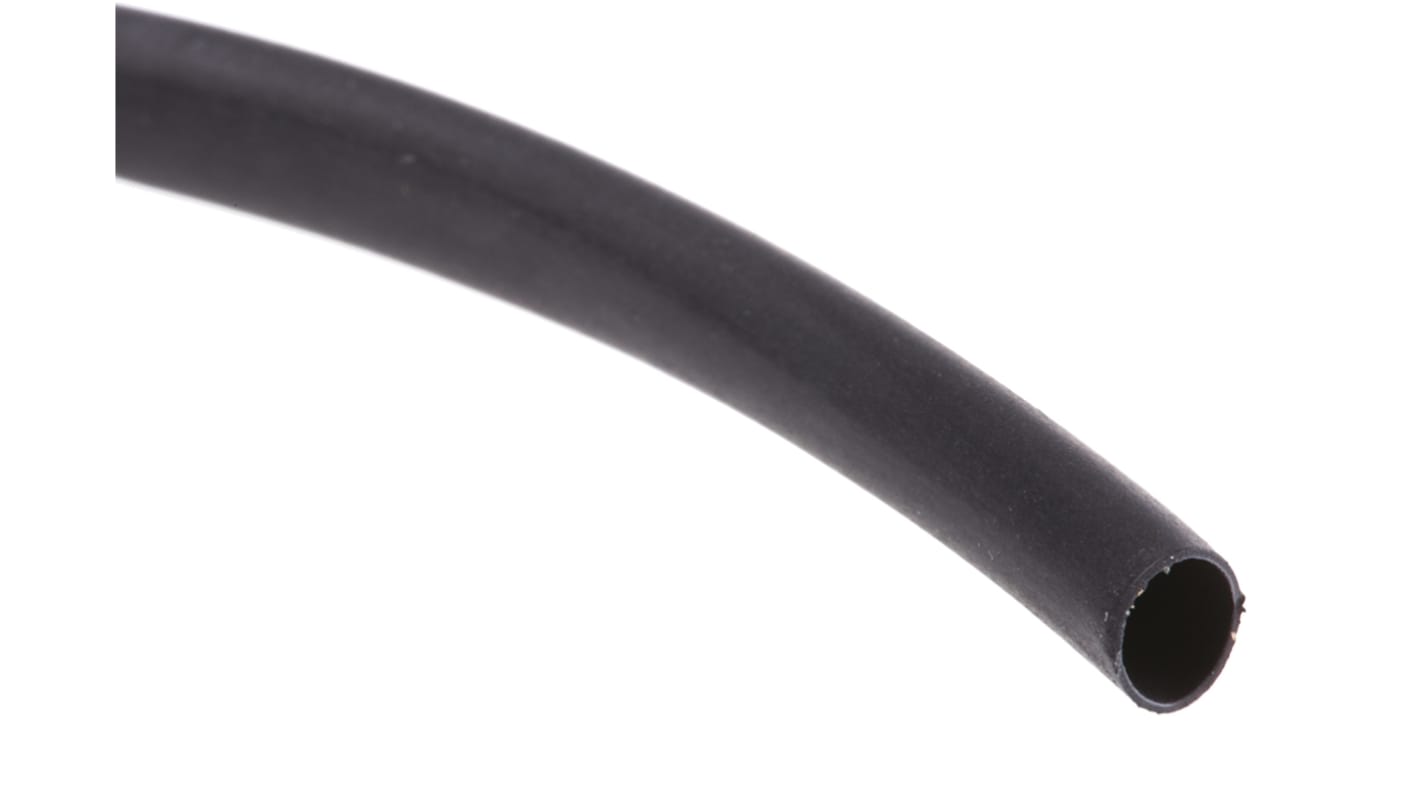 TE Connectivity Heat Shrink Tubing, Black 19mm Sleeve Dia. x 5m Length 2:1 Ratio, VERSAFIT Series