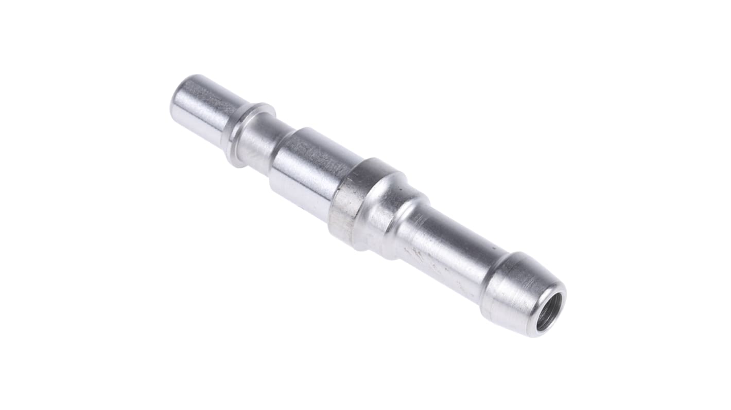 Staubli – Fluid Connectors Stainless Steel Male Safety Quick Connect Coupling, 8mm Hose Barb