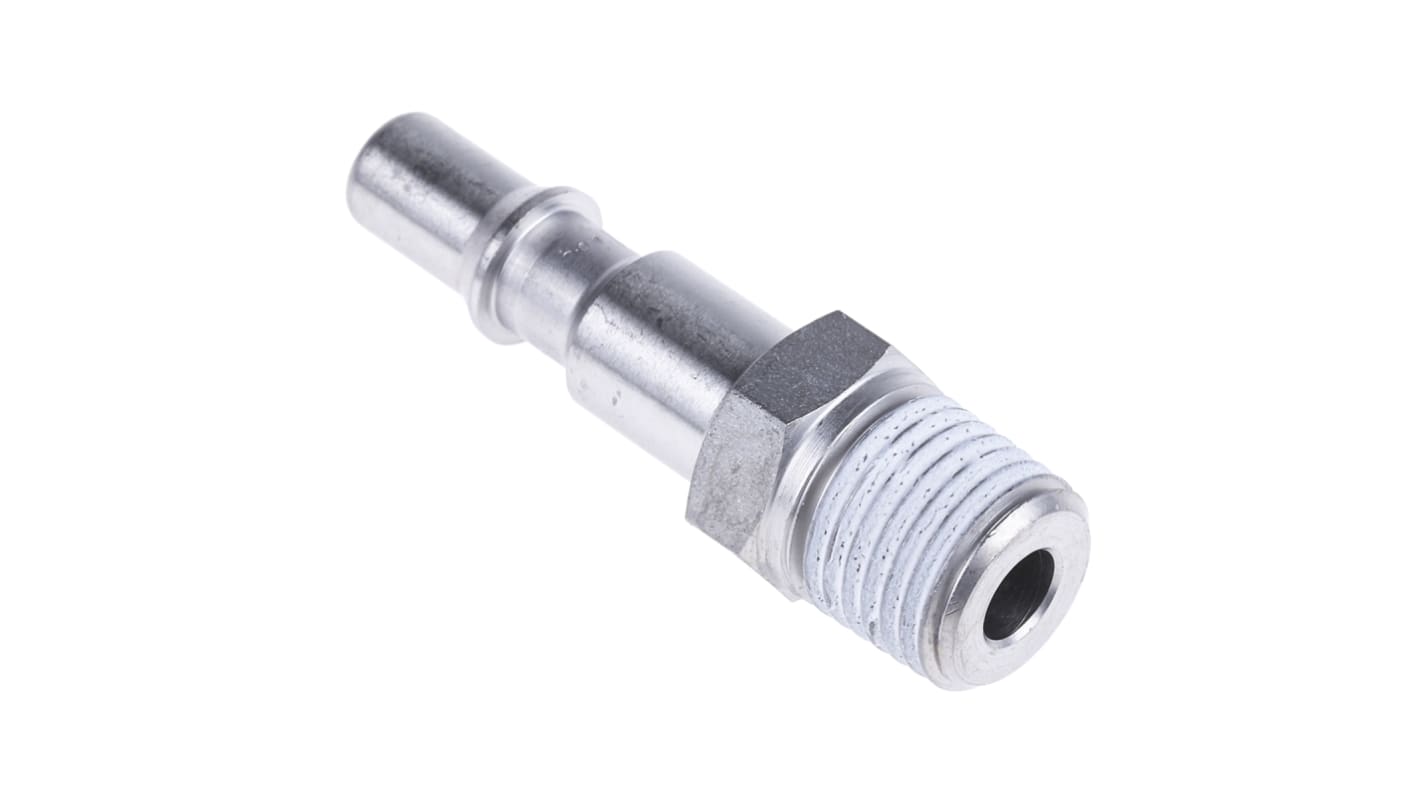 Staubli – Fluid Connectors Male Safety Quick Connect Coupling, G 1/4 Male Threaded