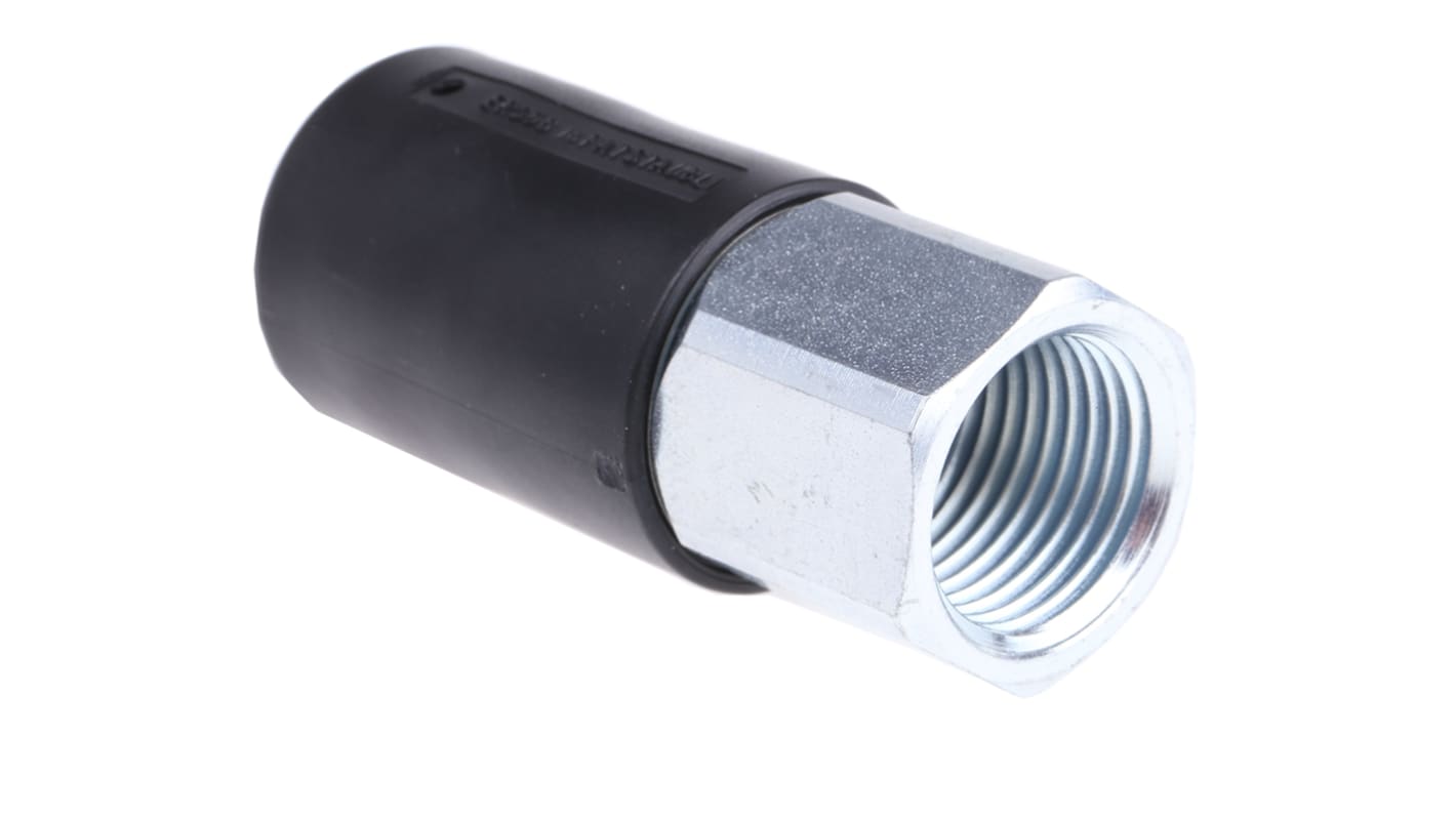 Staubli Female Safety Quick Connect Coupling, G 1/2 Female Threaded