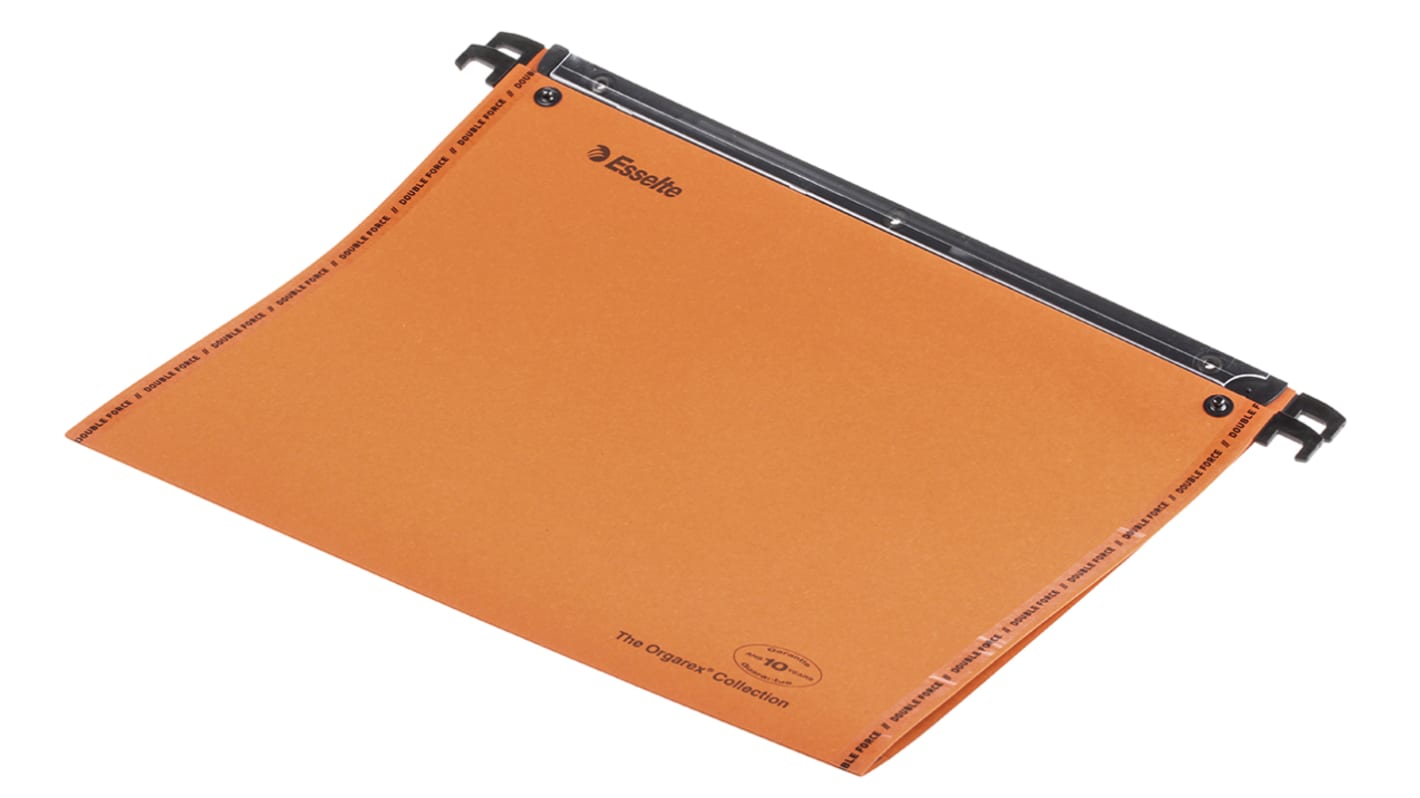 Esselte Orange Kraft Board Suspension File