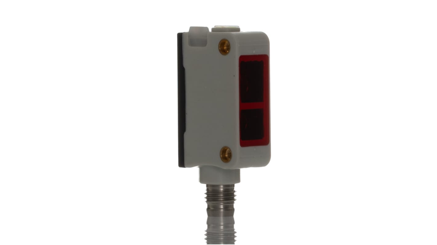Rs-Online Sensore fotoelettrico Rettangolare RS PRO a soppressione di sfondo rilevamento 5 cm uscita PNP NO