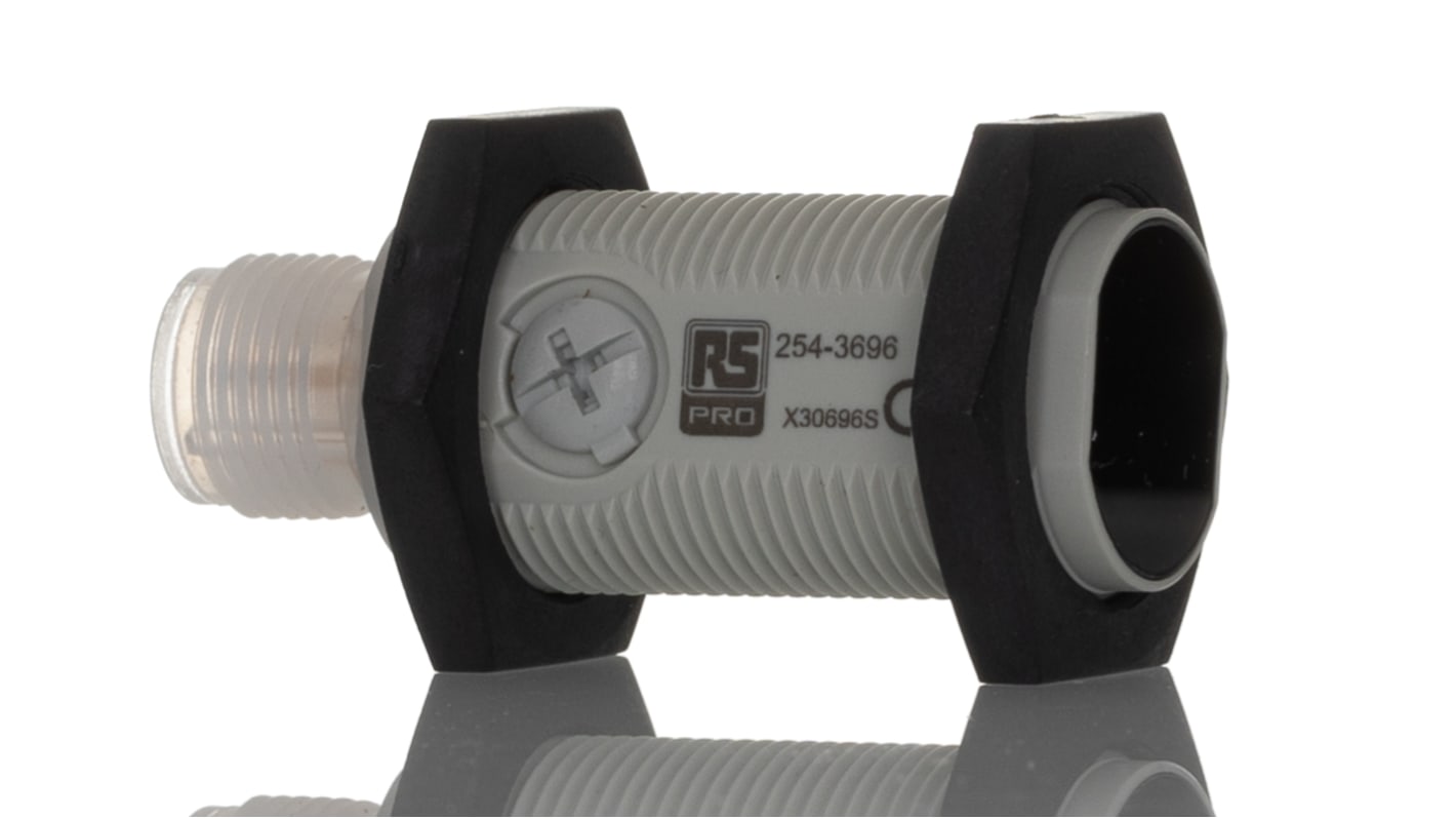 Rs-Online Sensore fotoelettrico Cilindrico RS PRO a diffusione rilevamento 0 1 m uscita NPN NONC