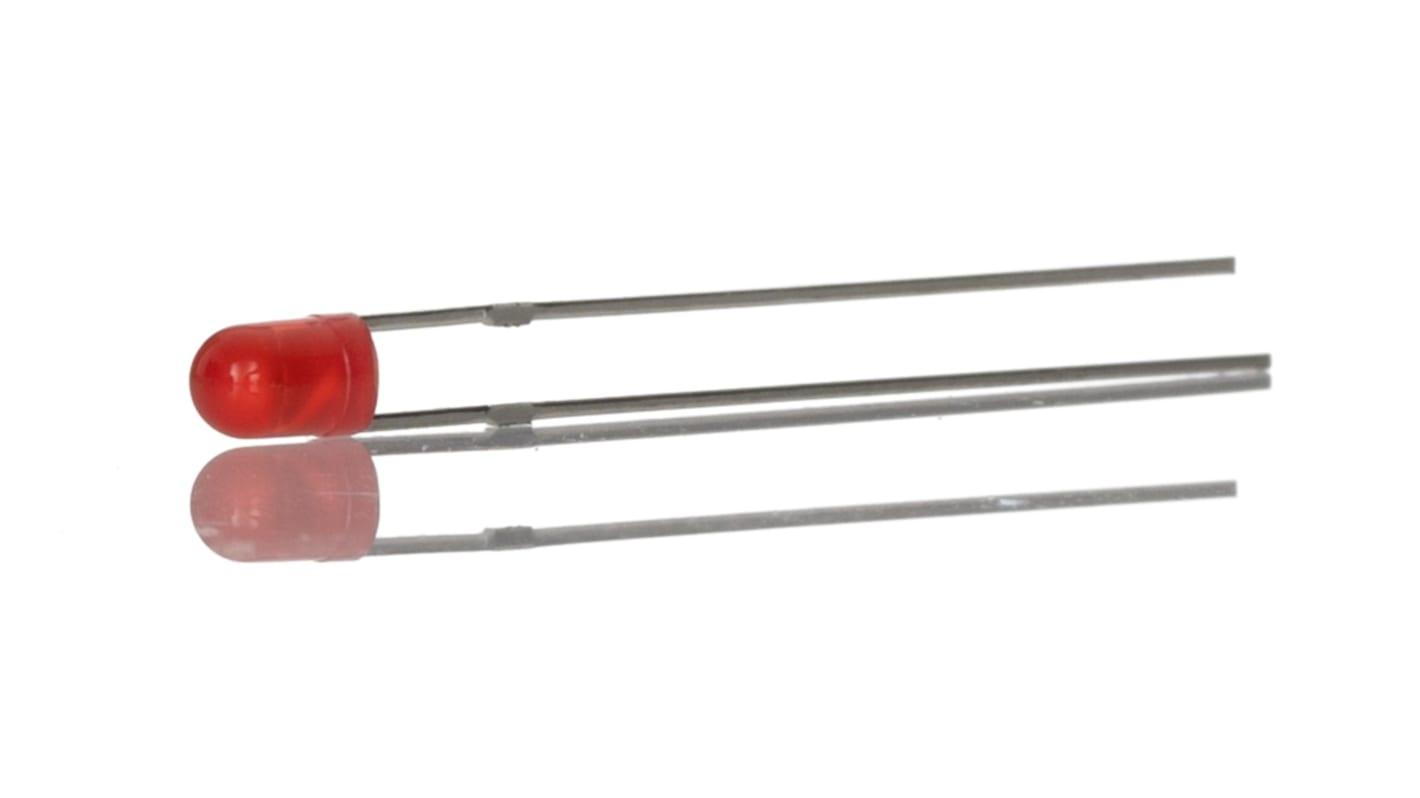 LED Rosso RS PRO, PCB, 1,6 → 2,6 V, 3 mm