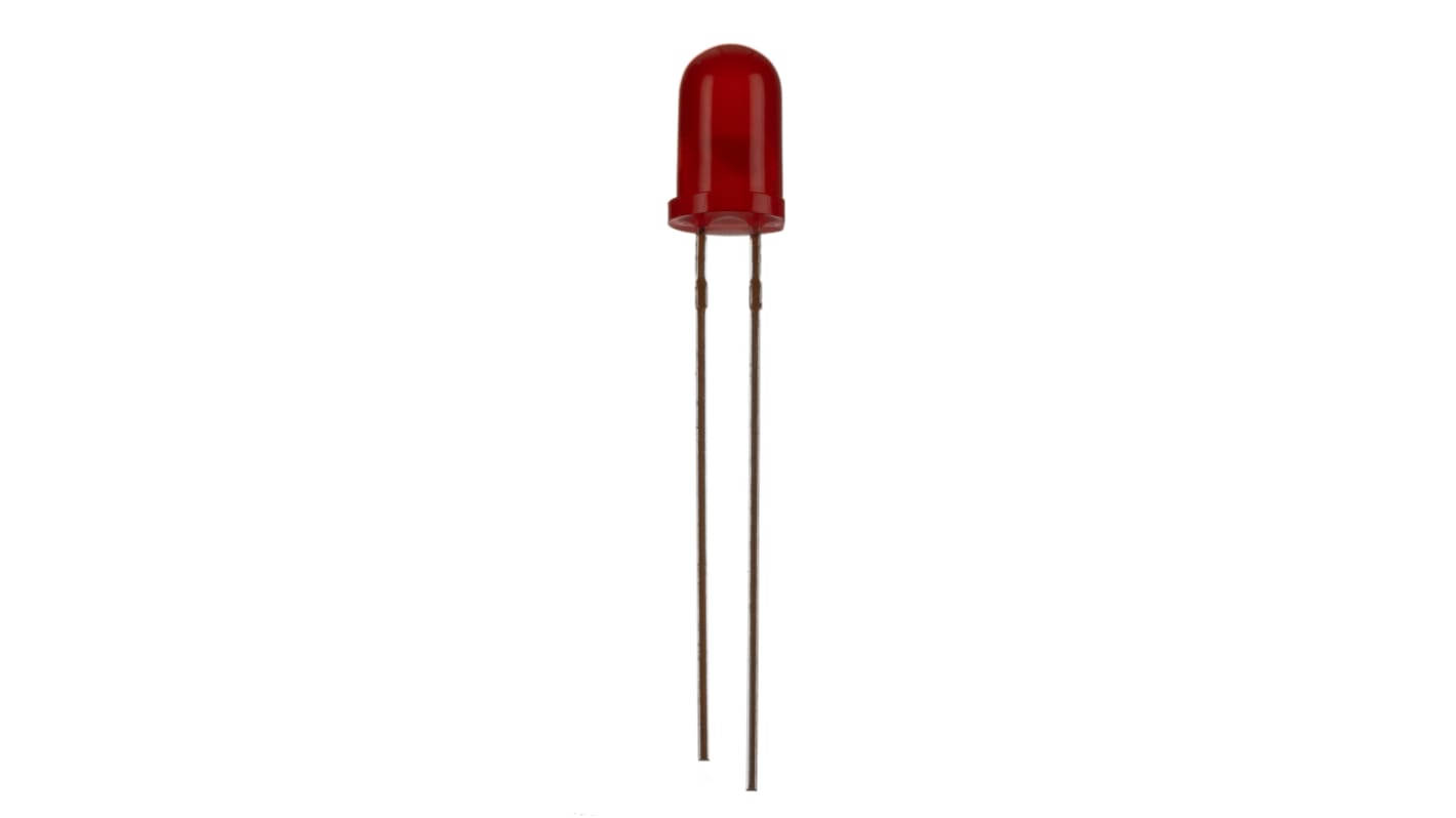 LED Rosso RS PRO, PCB, 1,6 → 2,6 V, 5 mm