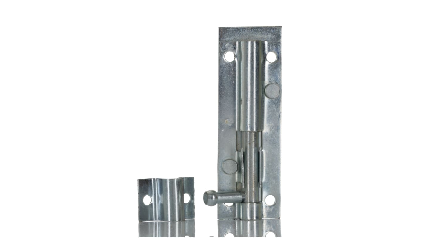 RS PRO Steel Zinc Door Bolt