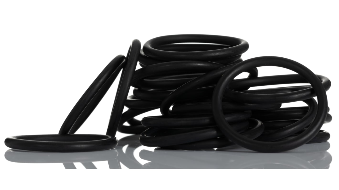 RS PRO Nitrile O-Ring O-Ring, 24.5mm Bore, 29.5mm Outer Diameter