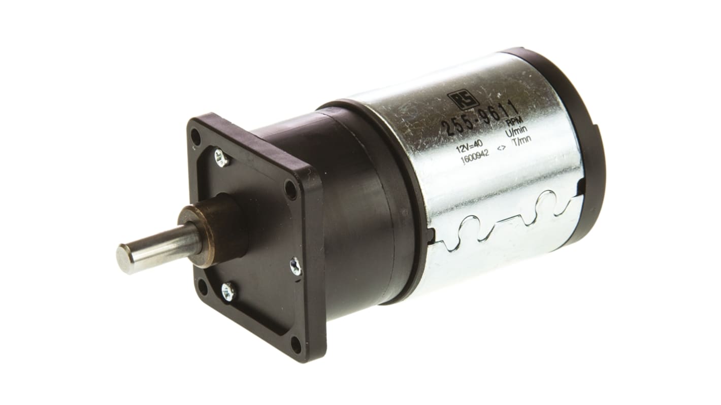 RS PRO, 12 V dc, 60 Ncm DC Geared Motor, Output Speed 41 rpm