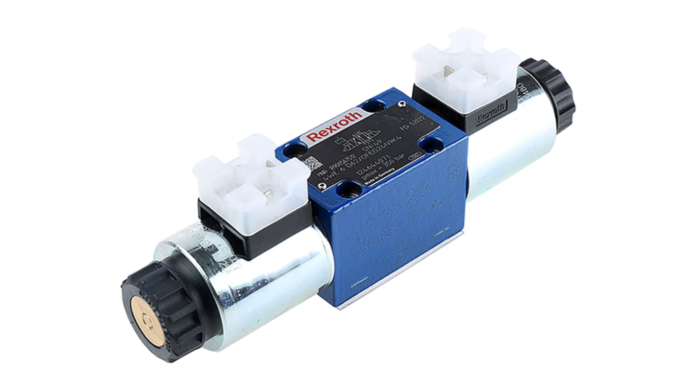 Bosch Rexroth, R900567512 Solenoid Actuated Directional Control Valve, CETOP 3, D, 24V dc