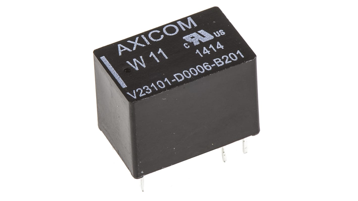 TE Connectivity 信号继电器, ABR/ABS系列, 12V 直流, 3A, 单刀单掷, PCB安装式, 用于信号