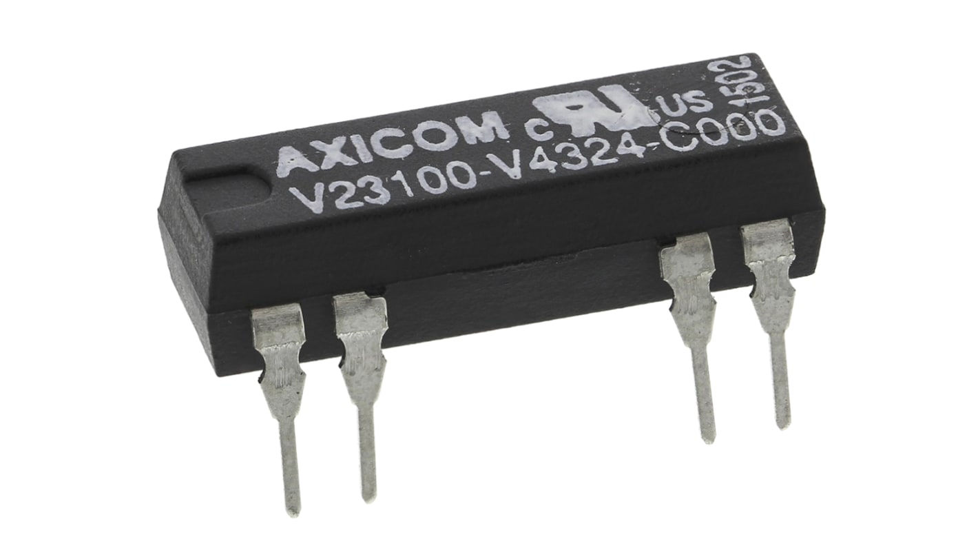TE Connectivity PCB Mount Reed Relay, 24V dc Coil, SPDT, 175V dc Max, 2000Ω
