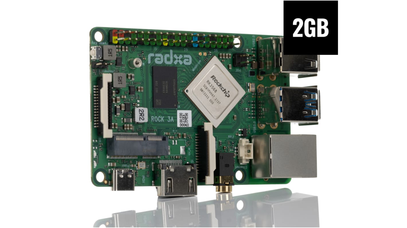 Okdo Bulk ROCK 3 Model A 2GB Single Board Computer- æske med 100