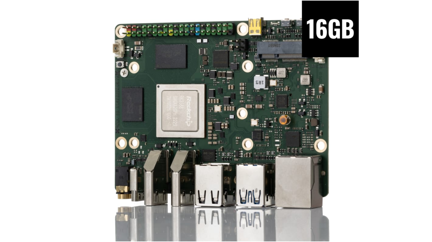 Okdo Bulk ROCK 5 Model B 16 GB Single Board Computer Case - Æske med 50 stk