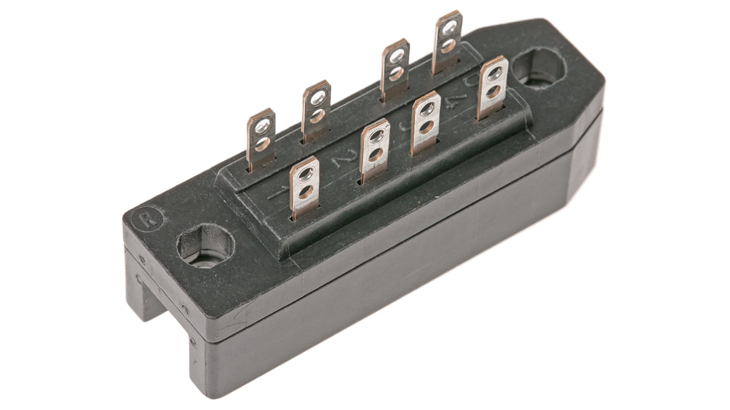 Conector rectangular hembra TE Connectivity de 8 contactos serie RP622