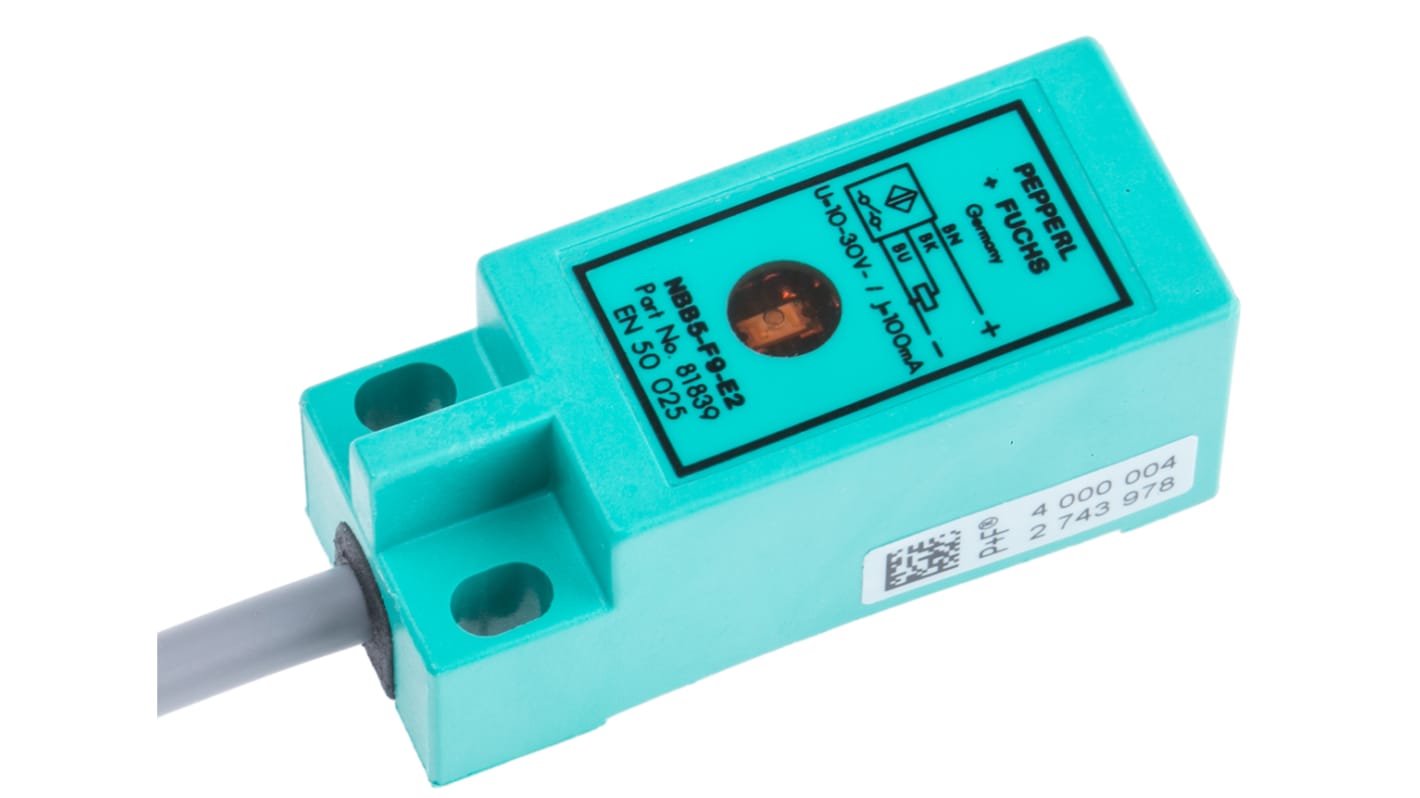 Rs-Online Sensore di prossimità a parallelepipedo Pepperl + Fuchs rilevamento 5 mm 10 → 30 V c.c