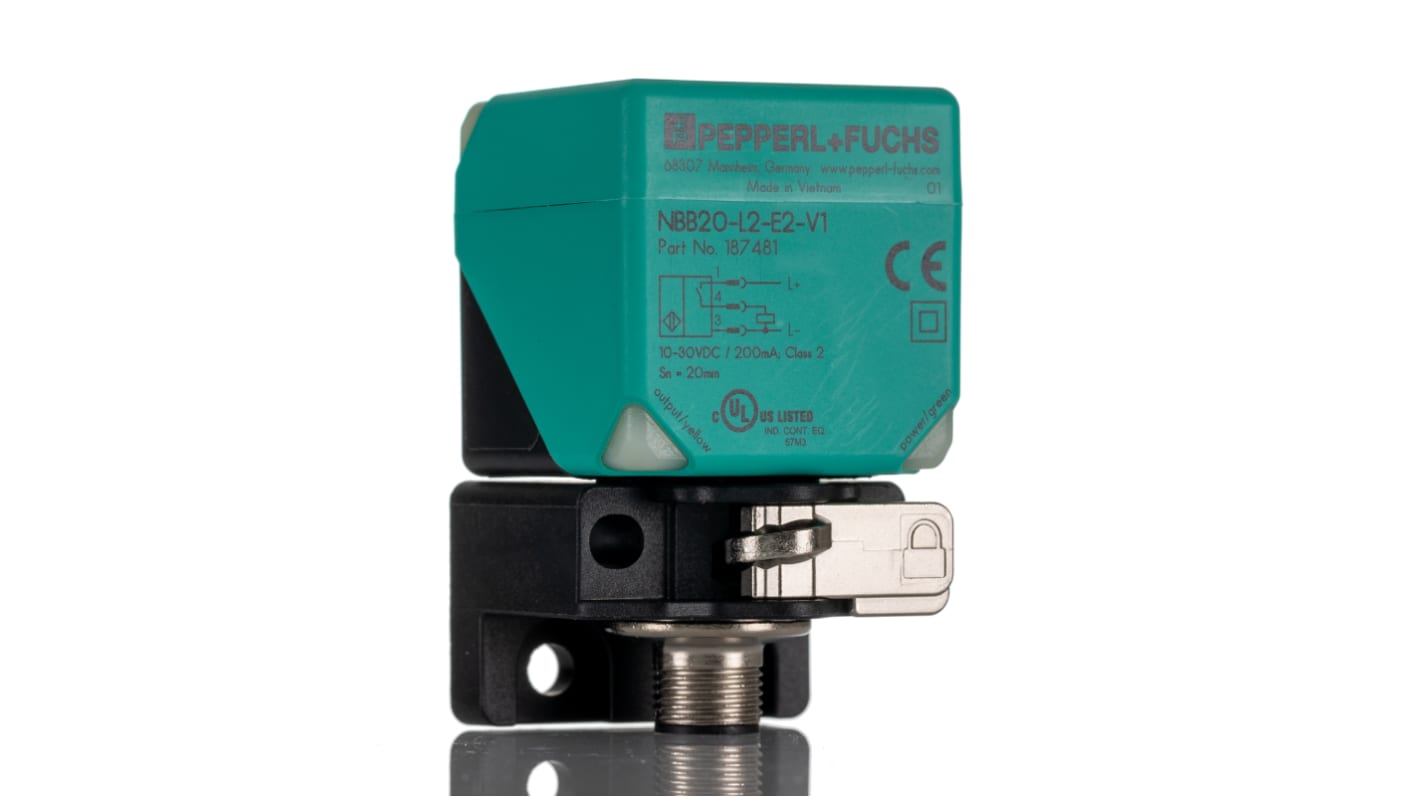 Rs-Online Sensore di prossimità a parallelepipedo Pepperl + Fuchs M12 rilevamento 20 mm 10 → 30 V c.c