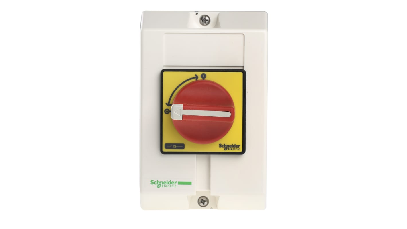 Schneider Electric 3P Pole Surface Mount Switch Disconnector - 10A Maximum Current, 4kW Power Rating, IP65