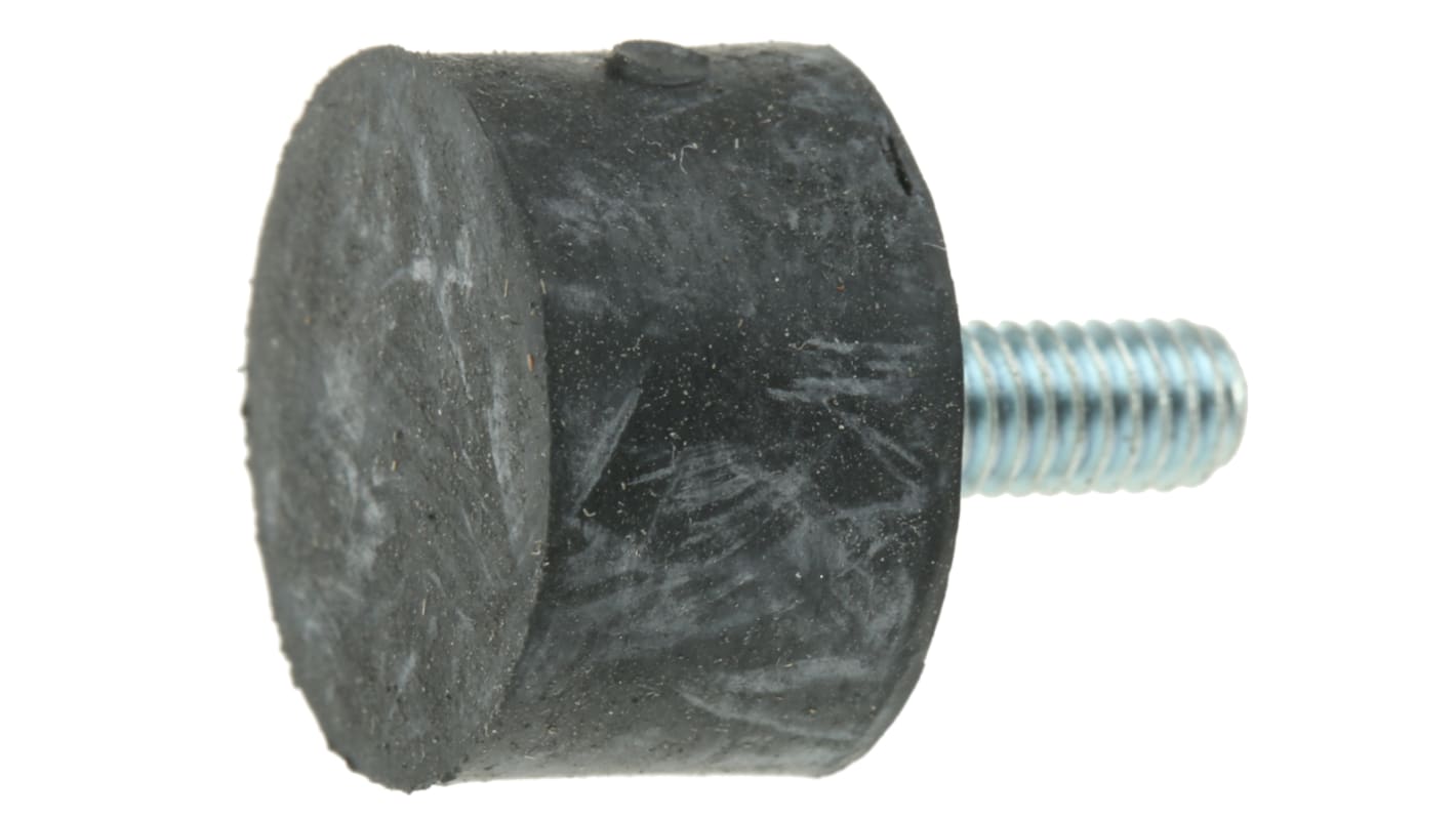 Supporto antivibrazione FIBET in Gomma naturale, M4, Ø 16mm, H. 22mm