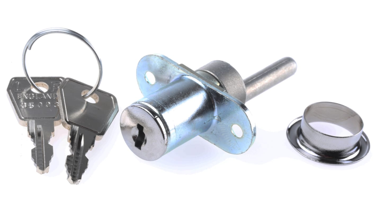 Lowe & Fletcher Sockel-Schloss, 17mm, entsperrbar mit Schlüssel