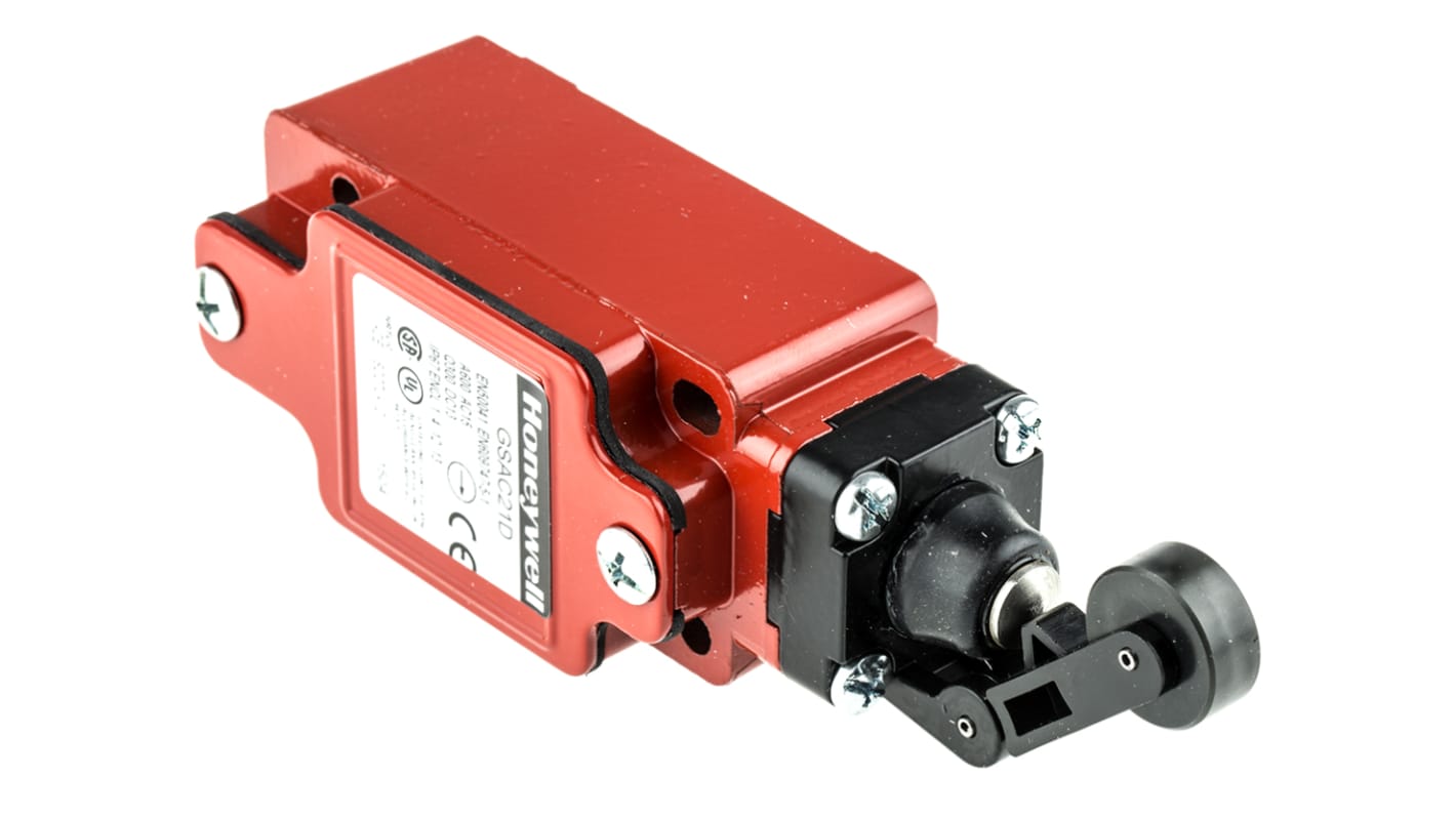 Honeywell GSS Series Roller Lever Limit Switch, 2NO/2NC, IP67, DPDT, Metal Housing, 240V ac Max, 3A Max