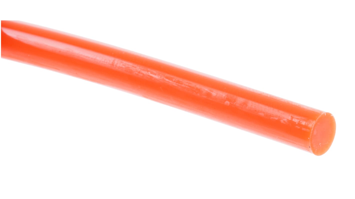 Cinghia rotonda in poliuretano RS PRO, Arancione, lunga 30m, Ø 6.3mm, Ø puleggia 38mm min, carico 2.77kg
