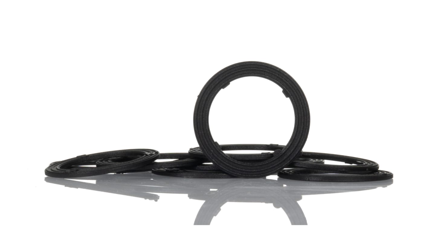 Raccordo per cavi Thomas & Betts 7TCA296050R0500 Adaptaflex, Rondella in Nylon, Nero, filetto M25