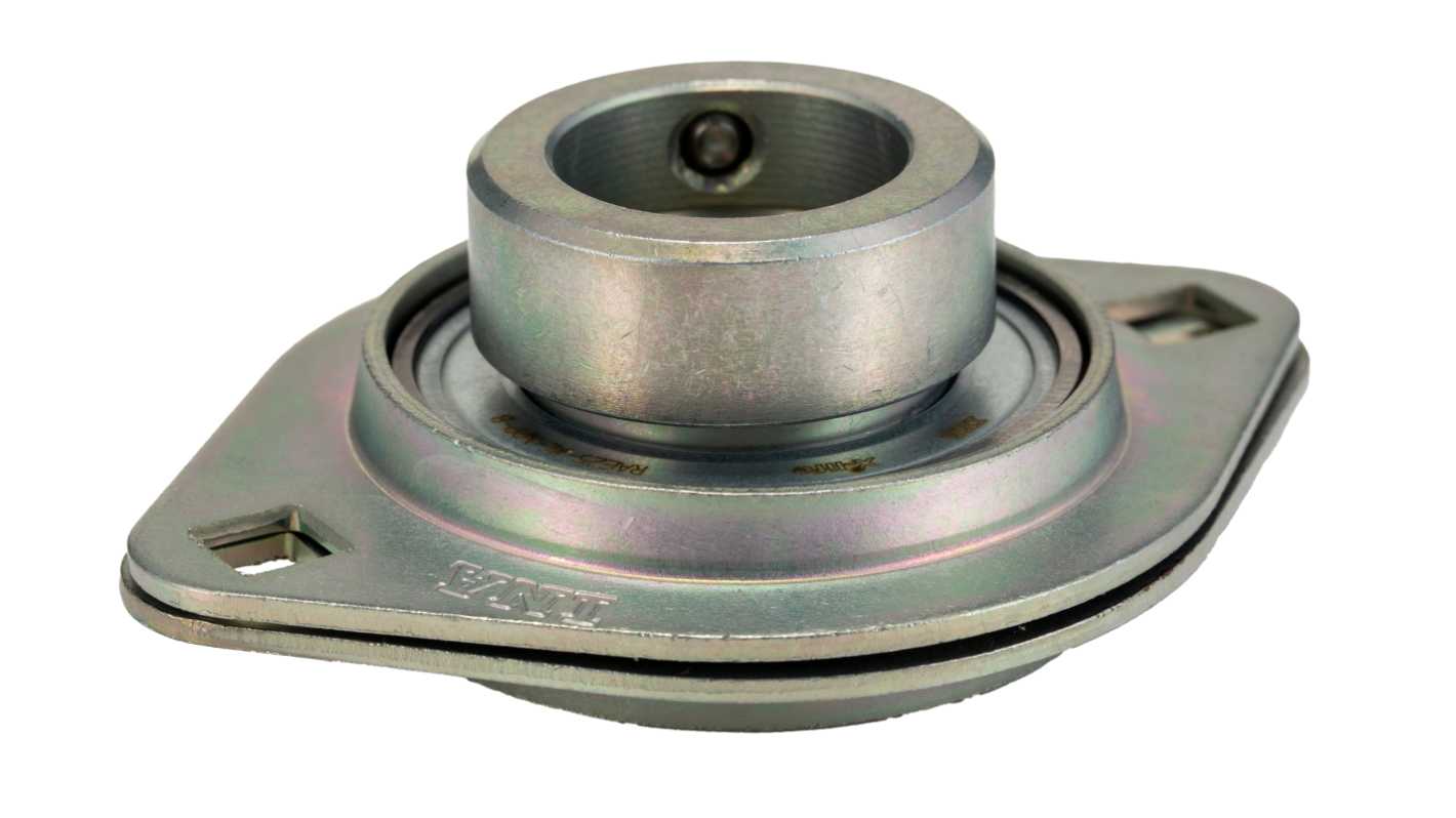 2 Hole Flange Bearing Unit, RAT25-XL, 25mm ID