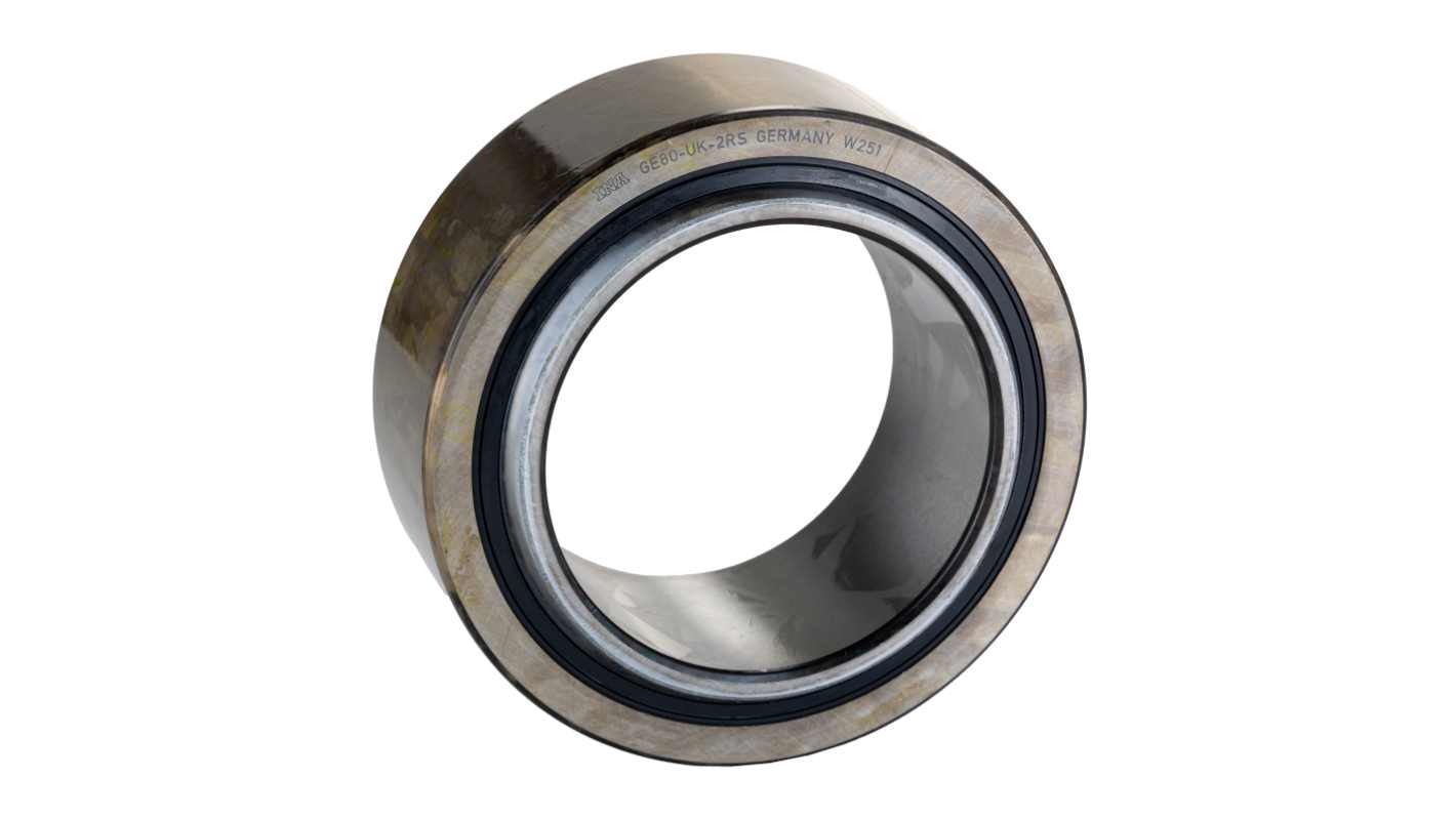 INA GE80-UK-2RS-A 80mm Bore Plain Bearing, 1890000N Radial Load Rating, 120mm O.D