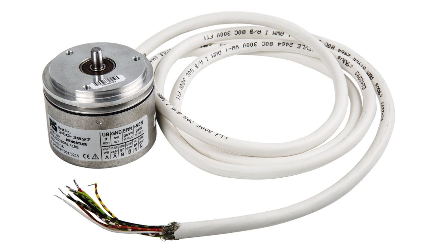 Hengstler RI58-O Series Incremental Incremental Encoder, 2500 ppr, RS422 Signal