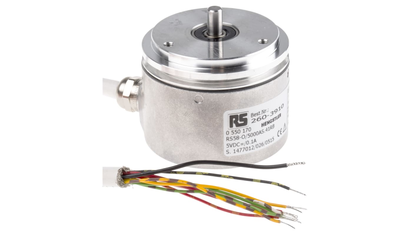 Hengstler RI58-O Series Incremental Incremental Encoder, 5000 ppr, RS422 Signal