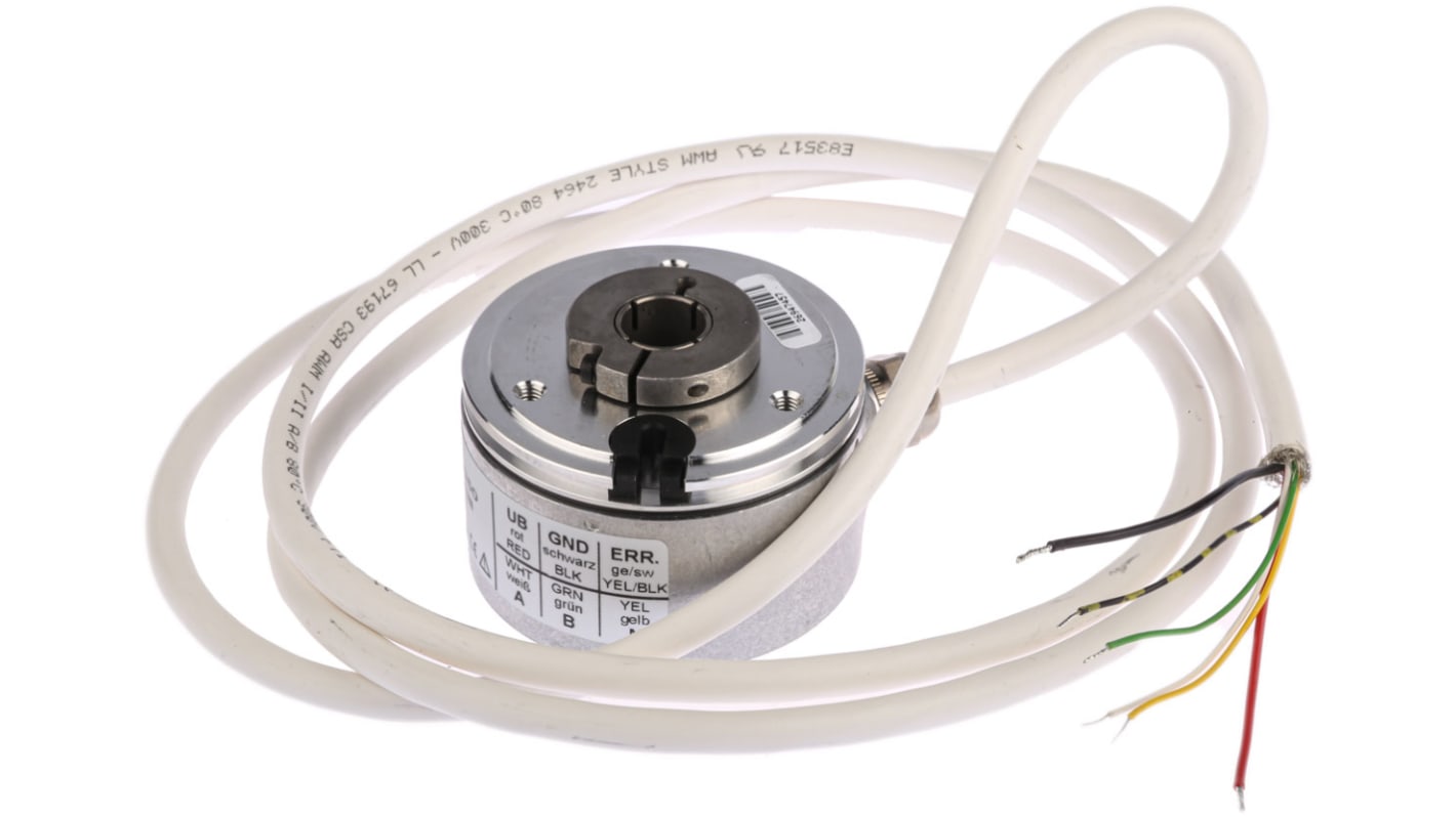 Hengstler RI58-D Series Incremental Incremental Encoder, 1024 ppr, Push Pull Signal, Hollow Type, 12mm Shaft