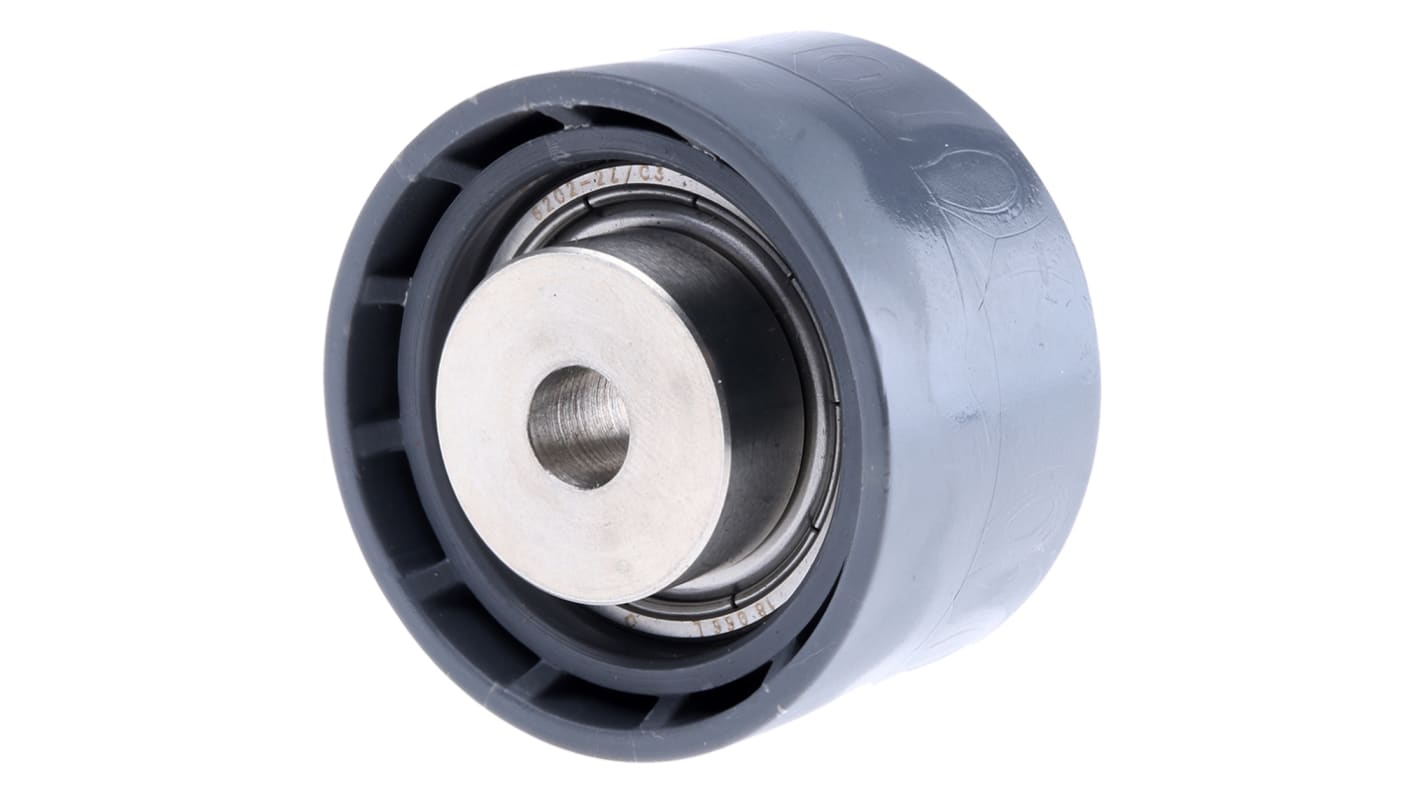 Rueda Guía FlexLink XC de Nylon, para perfil de 44 mm, 88 mm con ranura de 11mm, Ø 48mm