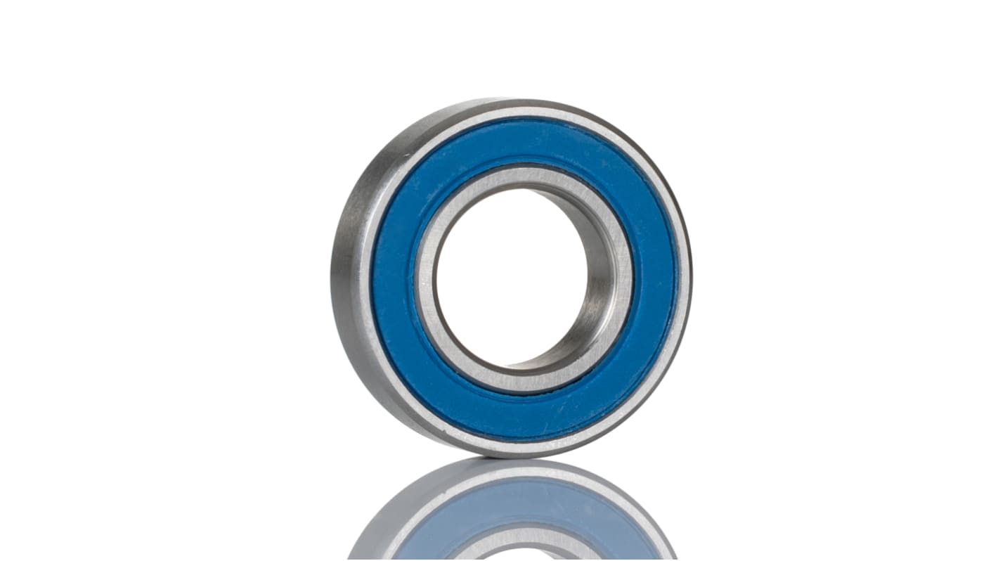 RS PRO SS6001-2RS Single Row Deep Groove Ball Bearing- Both Sides Sealed 12mm I.D, 28mm O.D